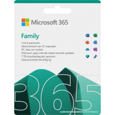 Microsoft 365 Family - 1 jaar abonnement